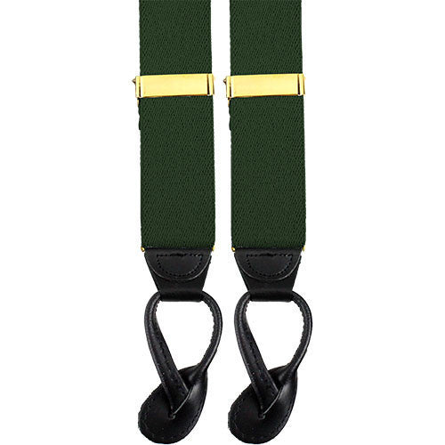 Army Suspenders: Special Forces - leather ends