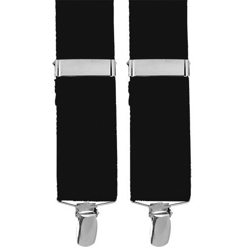 Air Force Suspenders with Clip Ends - black