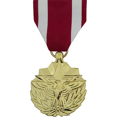 Full Size Medal: Meritorious Service - 24k Gold Plated