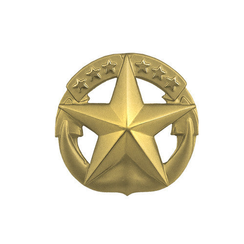 Navy Badge: Command at Sea - miniature, gold matte finish