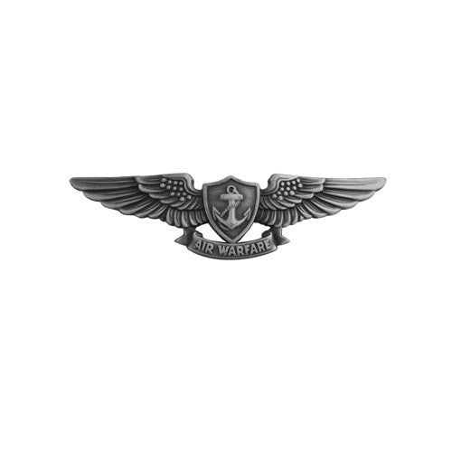 Navy Badge: Aviation Warfare Specialist - miniature, oxidized