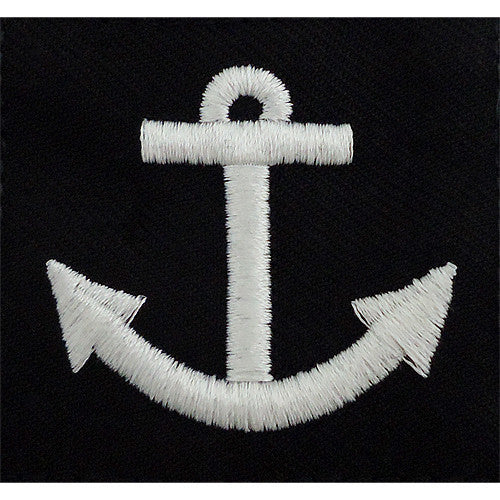 Navy Rating Badge: Seaman Apprentice - serge blue for dress uniforms