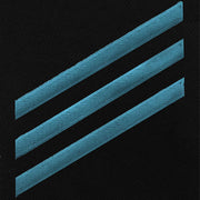 Navy E3 Rating Badge: Constructionman - blue chevrons on blue serge