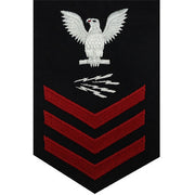 Navy E6 MALE Rating Badge: Information Technician Specialist - blue