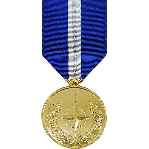 Full Size Medal: Non Article 5 NATO All Balkans Operation - 24k Gold Plated