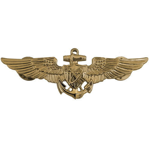Navy Badge: Astronaut Aviator - regulation size