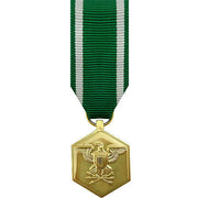 Miniature Medal- 24k Gold Plated: Navy and Marine Corps Commendation