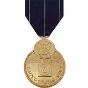 Full Size Medal: Navy Expert Rifle - 24k Gold Plated