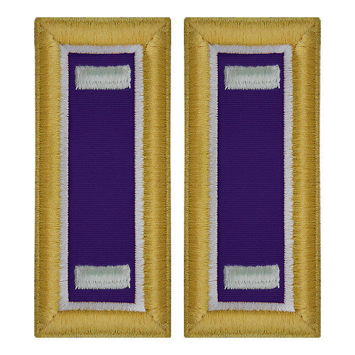 Army Shoulder Strap: First Lieutenant Civil Affairs - female