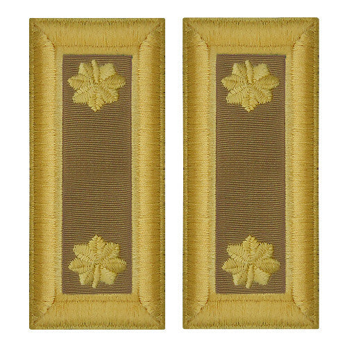 Army Shoulder Strap: Major Quartermaster - female