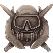 Army Badge: Special Operation Diver - regulation size, oxidized finish