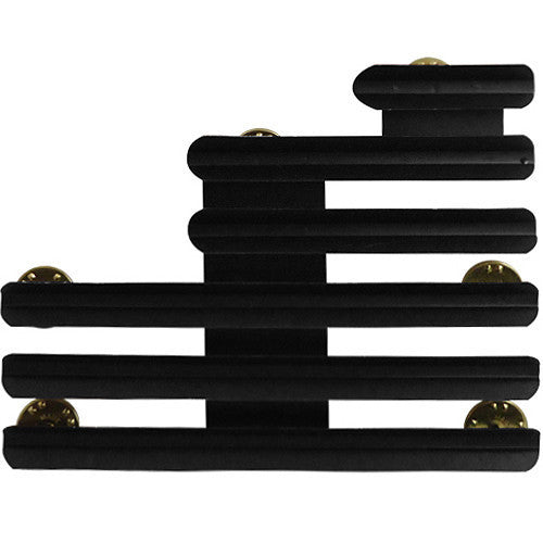 Ribbon Mounting Bar with Space for 14 Ribbons Staggered Right