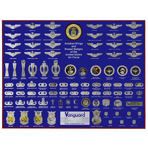 Air Force Poster: Badges