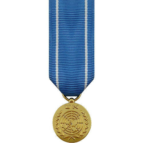 Miniature Medal: United Nations Observer - 24k Gold Plated