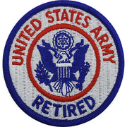 Army Patch: U.S. Army Retiree - color