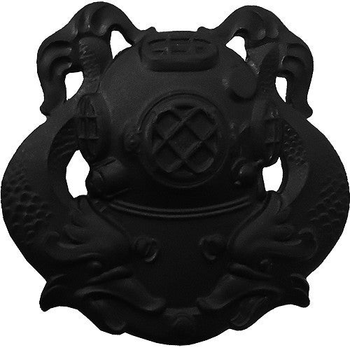 Army Badge: Diver First Class - black metal