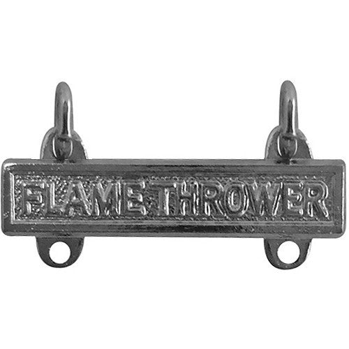 Army Qualification Bar: Flame Thrower - mirror finish