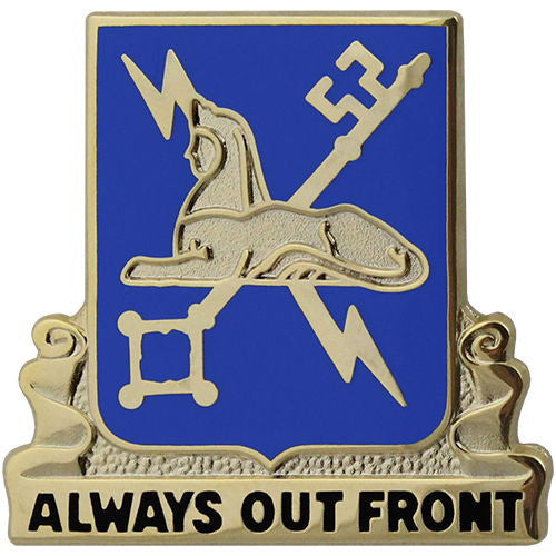 Army Corps Crest: Military Intelligence - Always Out Front