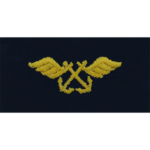 Navy Embroidered Collar Device: Aviation Boatswain - coverall