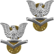 Navy Metal Coat Epaulet Device: E4 Petty Officer