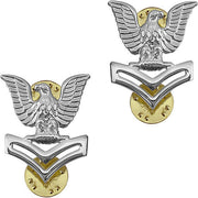 Navy Metal Coat Epaulet Device: E5 Petty Officer