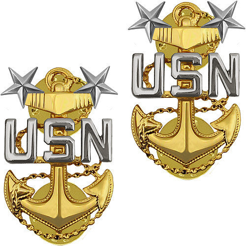 Navy Coat Device: E9 Chief Petty Officer: Master