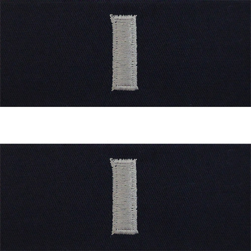 Navy Embroidered Collar Device: Lieutenant Junior Grade - coverall