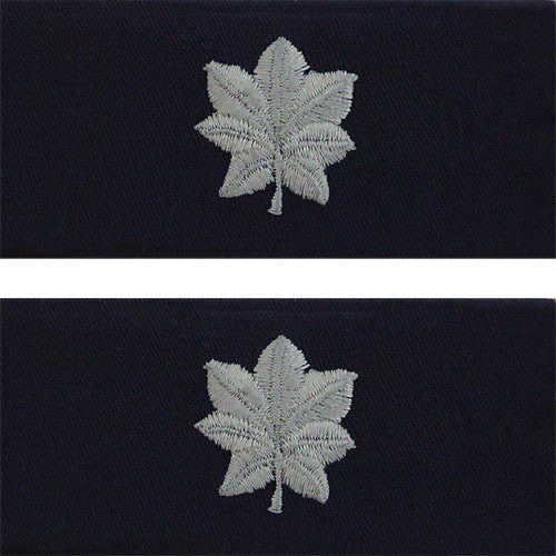Navy Embroidered Collar Device: Commander - embroidered on coverall