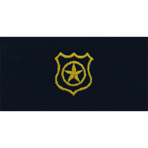 Navy Embroidered Collar Device: Physical Security - coverall