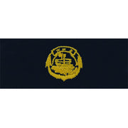 Navy Embroidered Badge: Small Craft Officer - embroidered on coverall