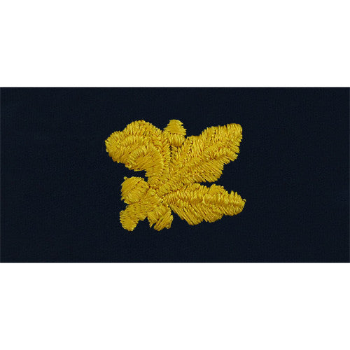 Navy Embroidered Collar Device: Supply Officer - coverall