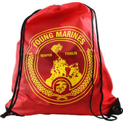 Young Marines Large Drawstring Backpack